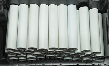 Alvar Aalto, Circa 140 ceramic tile bars manufactured by Arabia mid 1950s.