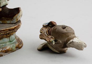 FIGUR, keramik, Kina, sannolikt 1900-tal.