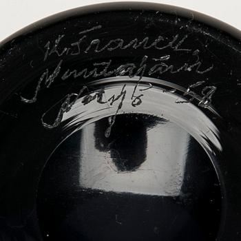 SKÅLAR, ett par, "Luna", VAS, signerad, och FAT, modell 5269, glas, Kaj Franck, 1950-60-tal.