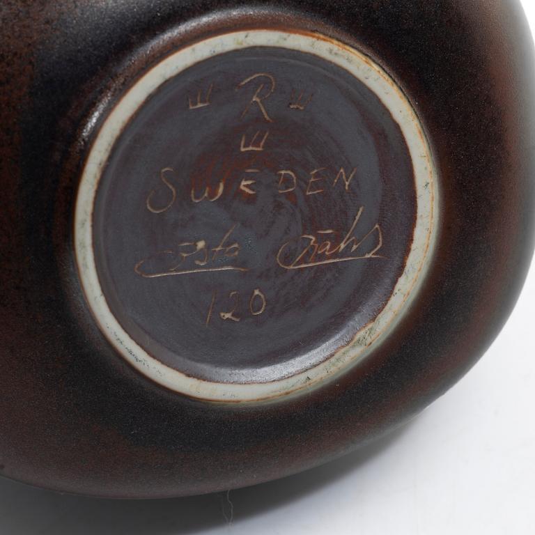 Gösta Grähs, , Gunnar Nylund and Carl-Harry Stålhane, three stoneware teapots, Rörstrand.