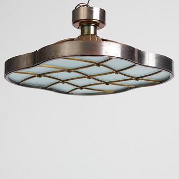 Lars Holmström, a Swedish Grace ceiling lamp, Arvika 1920s-1930s.