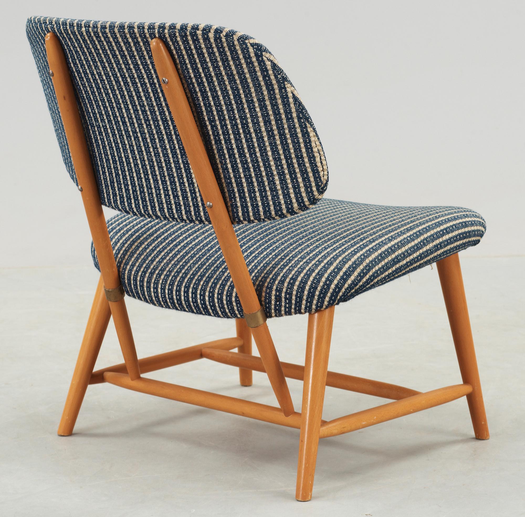 STOL, "TeVe", Alf Svensson, Ljungs Industrier, ur serien "Bra Bohag", Modellen Formgiven.