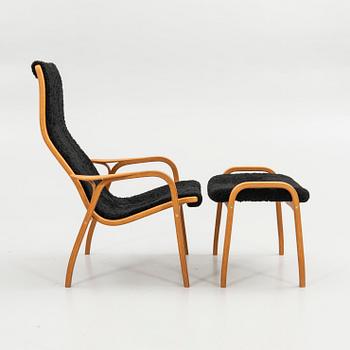 Yngve Ekström, armchair with footstool, "Lamino", Swedese, 2007.