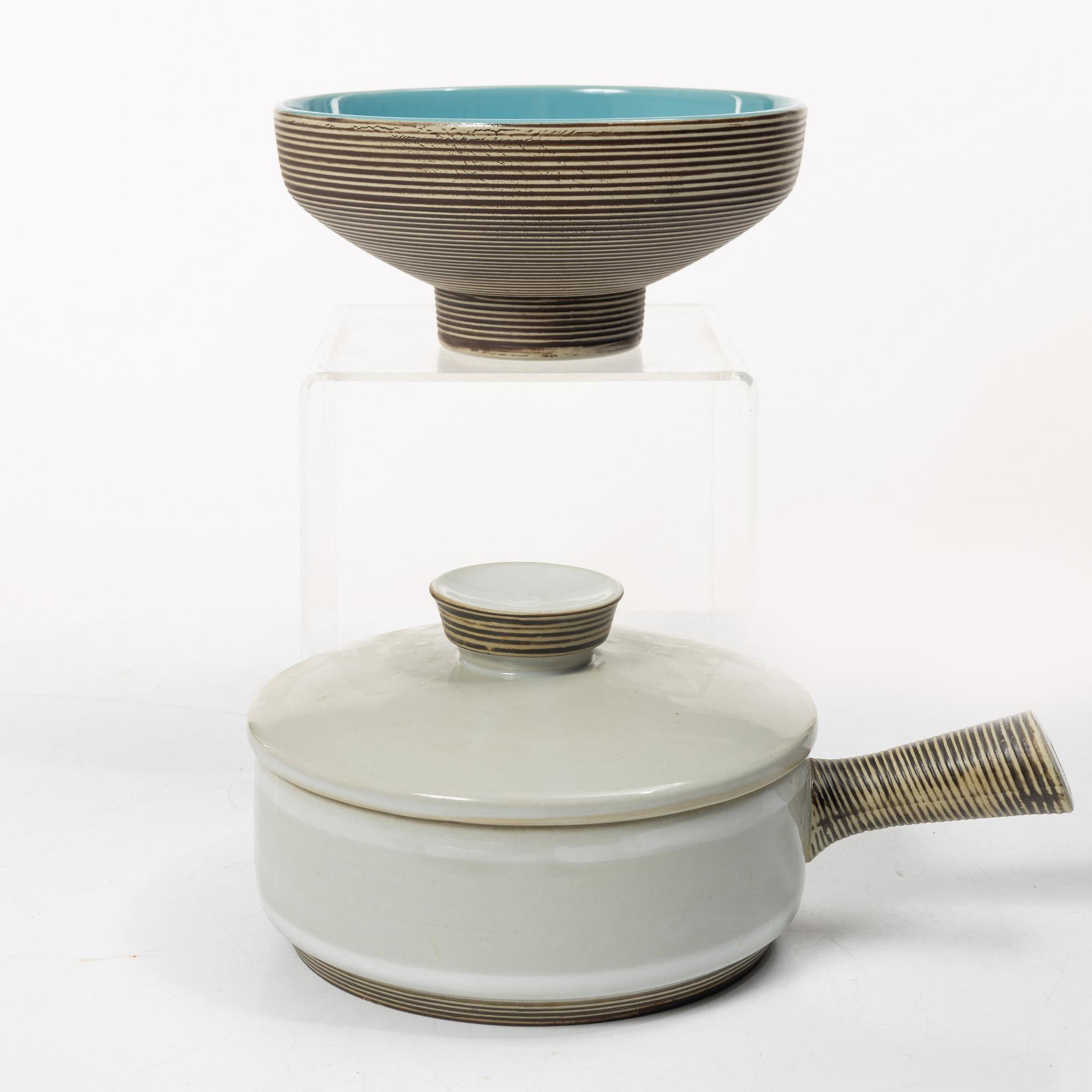 Carl-Harry Stålhane, Service ware, 15 pieces, stoneware, “Entré”, Rörstrand.