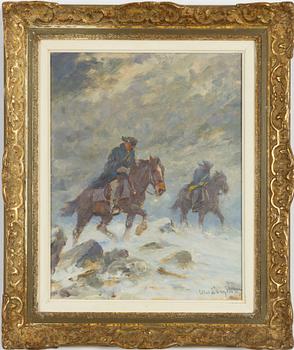 Alexander Langlet, Carolinians in a storm.