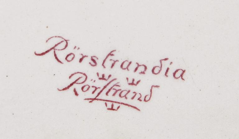 YTTERFODER, 4 st bla porslin. Rörstrand resp Gustavsberg.