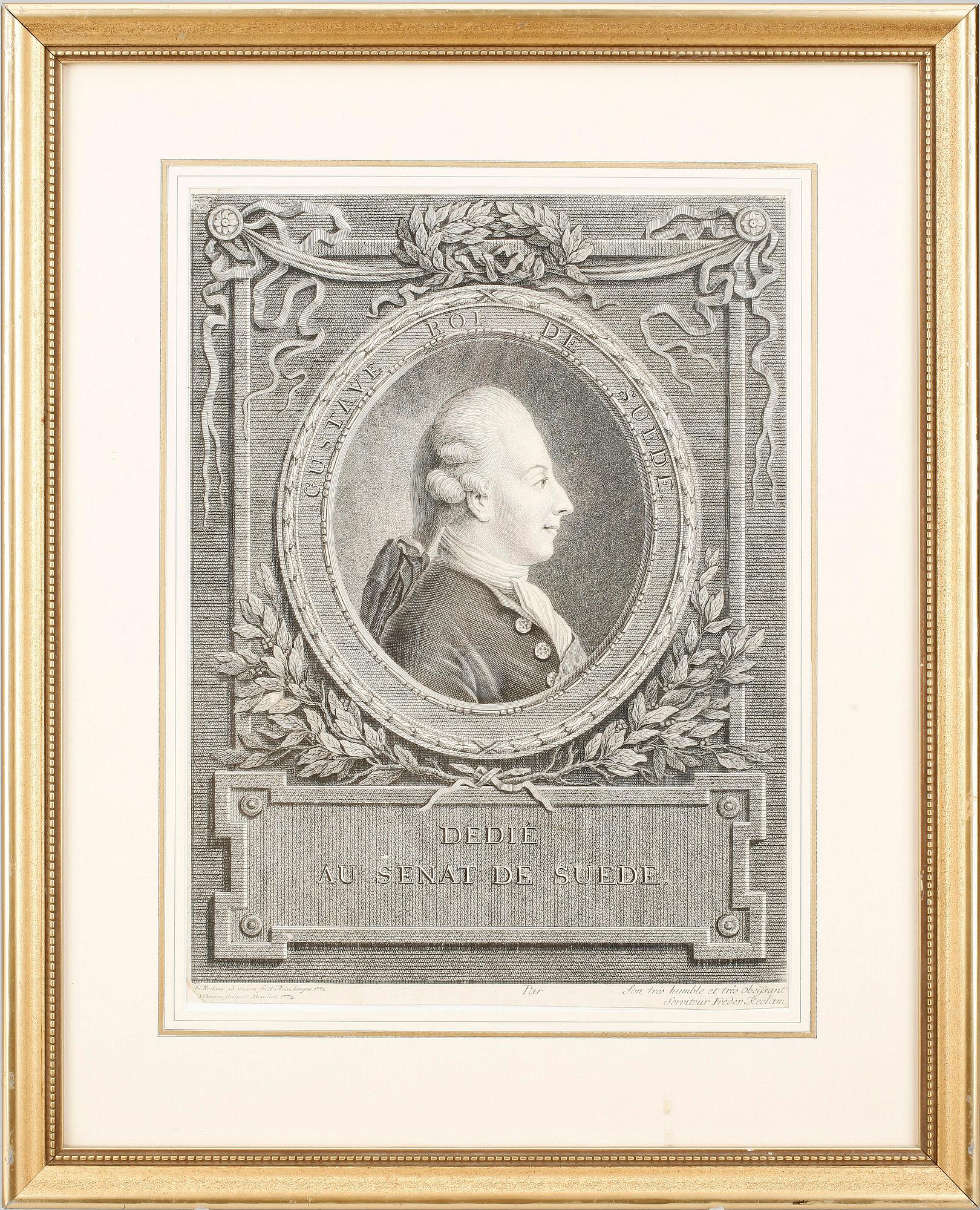 GRAVYR, Gustav III, 1772.