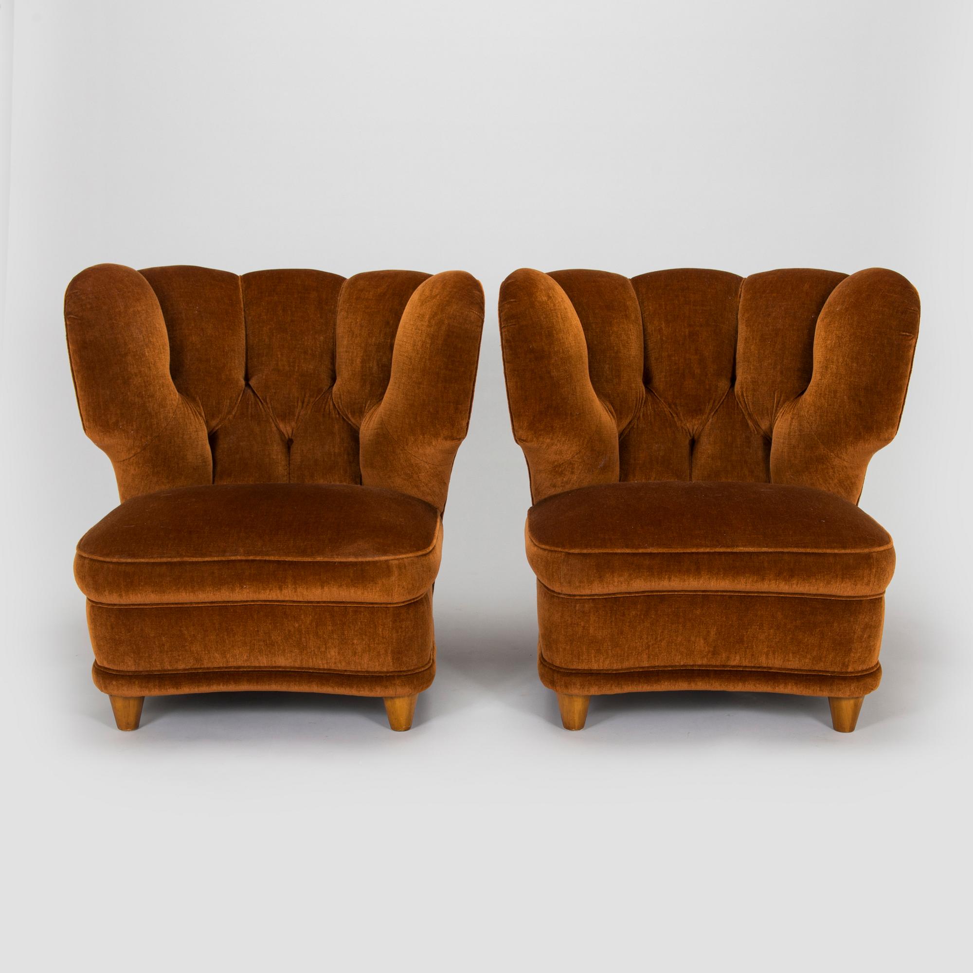 Nojatuolipari, 1900-luvun puoliväli.