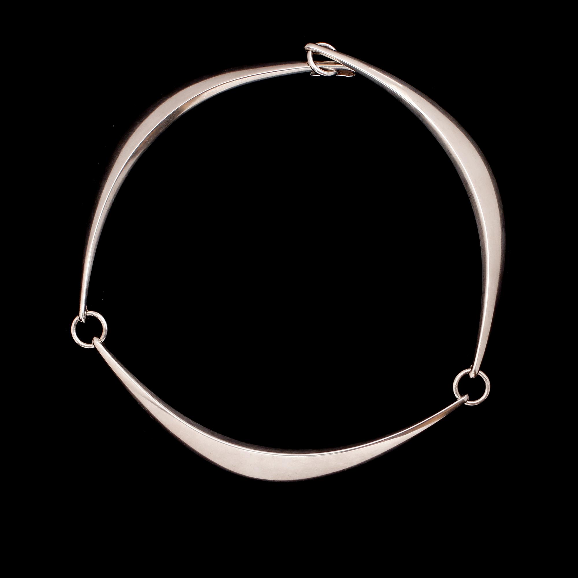 HALSSMYCKE, sterlingssilver, Hans Hansen, Danmark. Vikt ca 70 g.