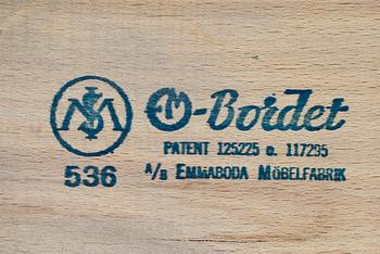 SOFFBORD, EM-bordet, Emmaboda Möbelfabrik, Sverige, 1950/60-tal.