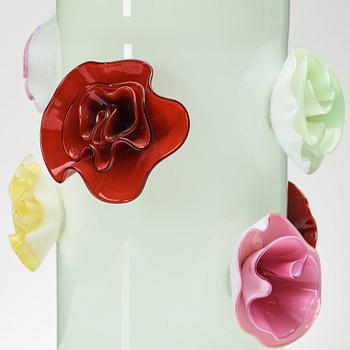 Ulla Forsell, a "Flowers forever", nr 1, glass vase, Stockholm 2008.