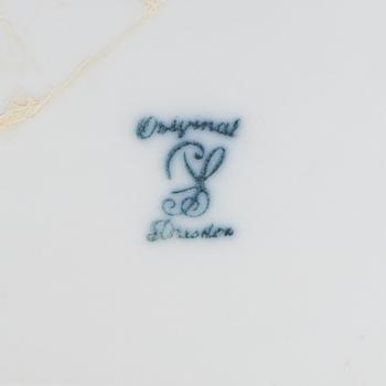 Cup on foot Rococo style Dresden first half of the 20th century porcelain.