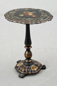 FÄLLBORD, bl a papier-maché, rokokostil, 1800-talets andra hälft.