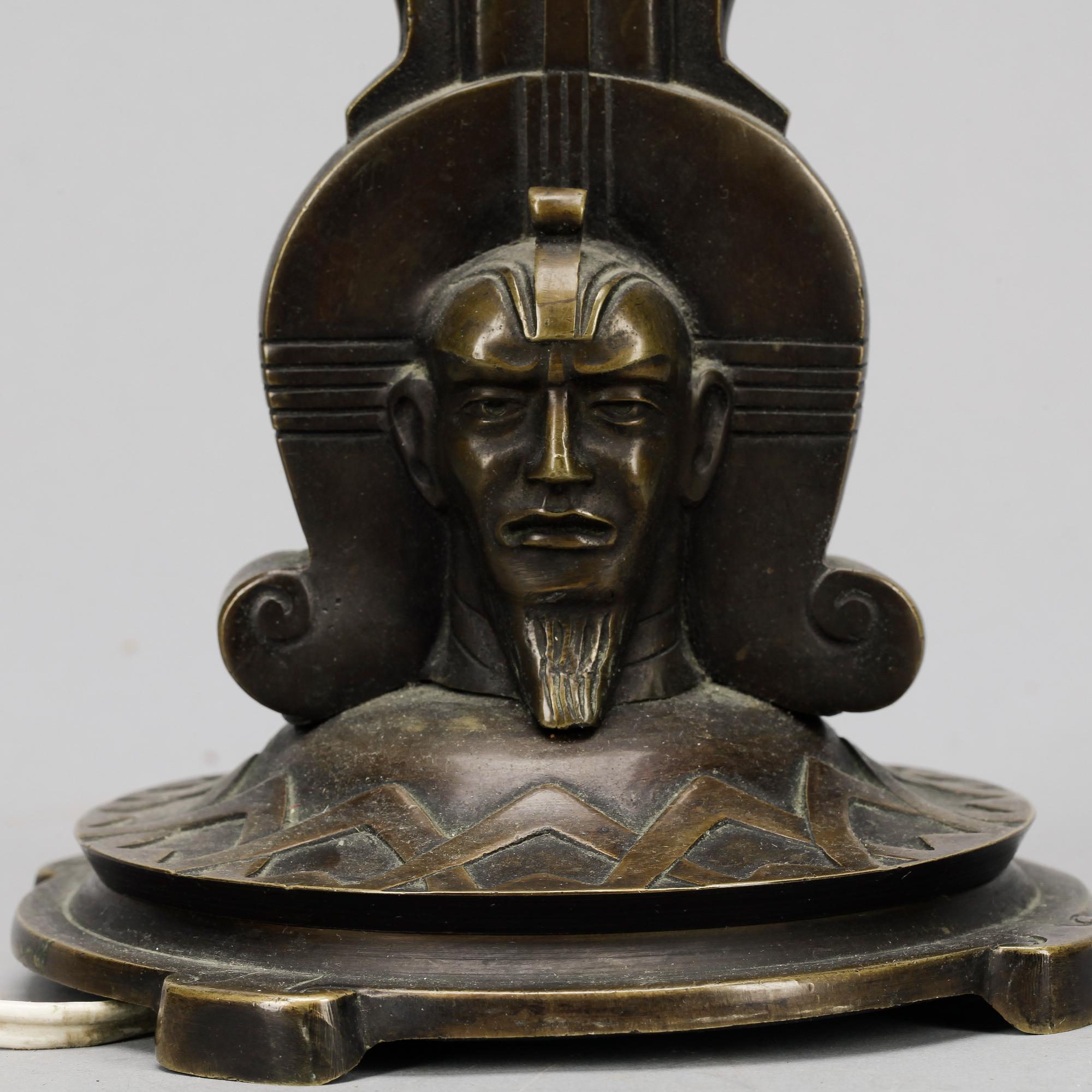 BORDSLAMPA, art deco, 1930-tal.