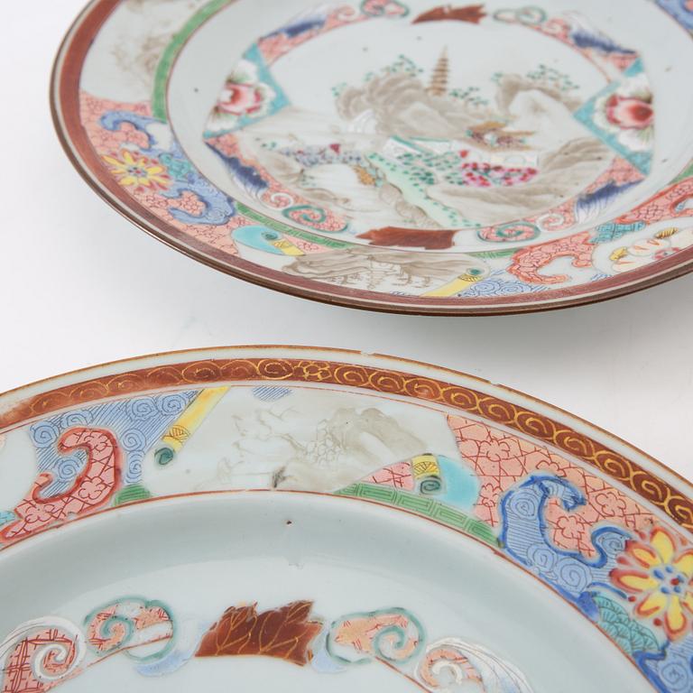 Plates 4 pcs. China 18th century.