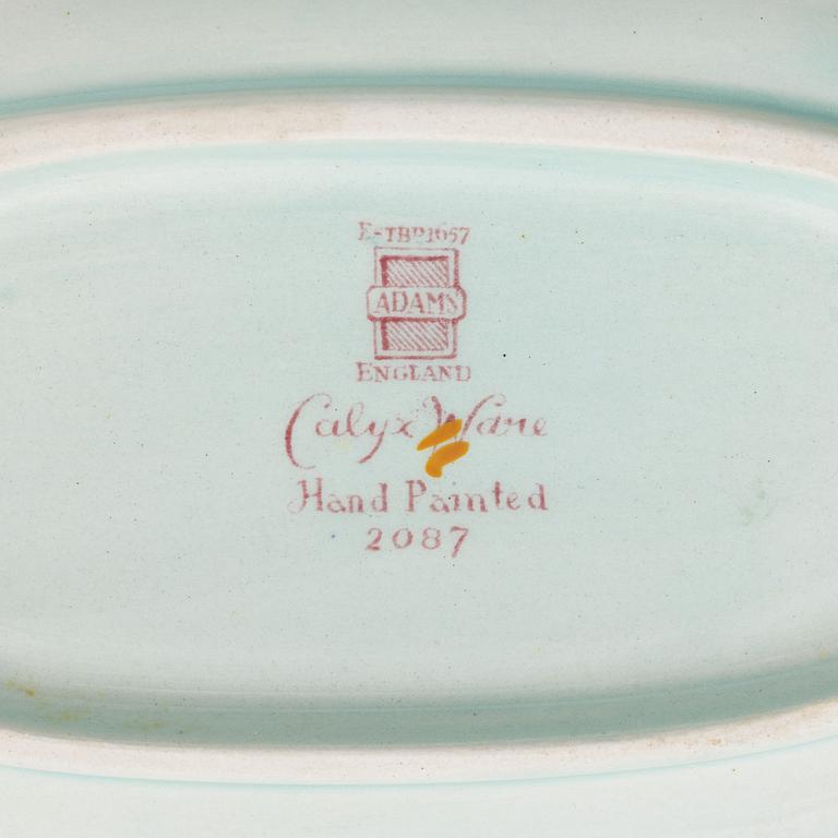 An 116-piece 'Calyx Ware' ironstone service, Adams, England, 20th Century.