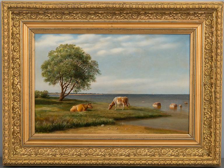 Michail Konstantinovits Klodt, COWS BY THE SHORE.