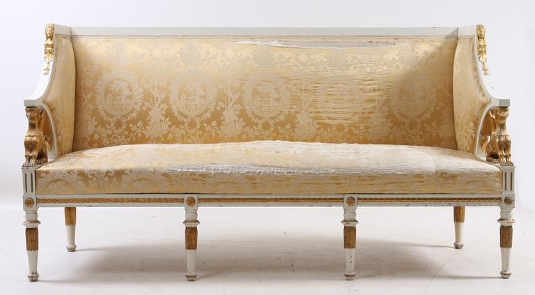 SOFFA, sengustaviansk stil, 1900-talets början.