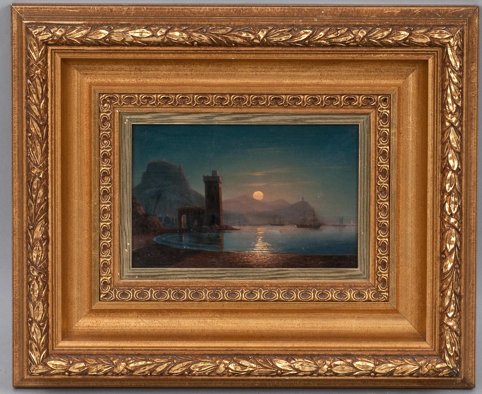 Ivan Constantinovich Aivazovsky, MOONLIGHT REFLECTING ON WATER.