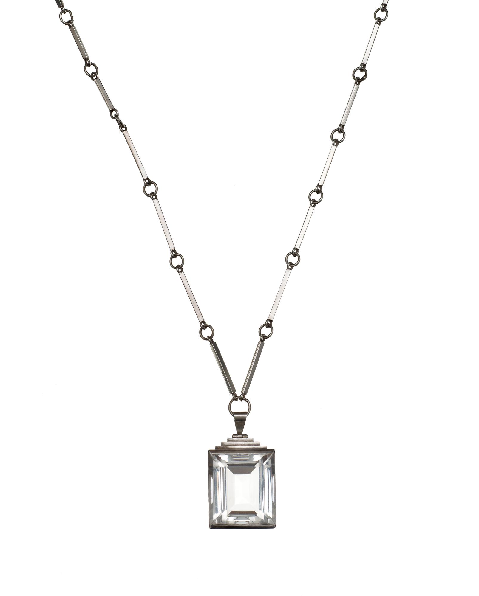 Wiwen Nilsson, WIWEN NILSSON, hängsmycke, Lund 1943, sterling.