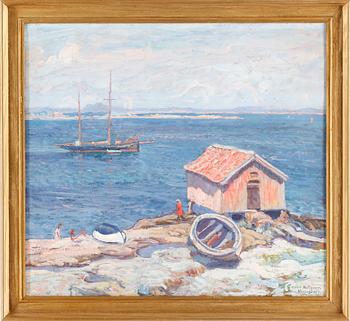OSCAR HULLGREN, olja på duk, signerad och daterad 1919.