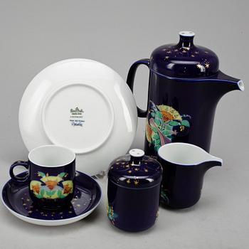 SERVISDELAR, 27 st, Björn Wiinblad, Rosenthal, 1900-talets andra hälft.