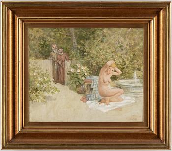 ROBERT HÖGFELDT, oil on panel, signed.