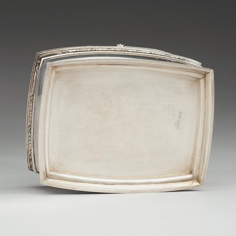 A Russian 19th century parcel-gilt FABERGÉ basket, Moscow 1894. Imperial Warrant and.