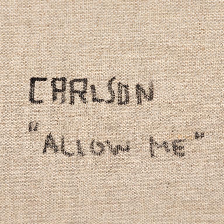 Ove Carlson, "Allow me".