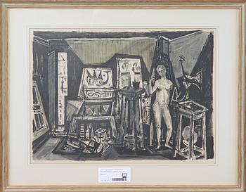 WALDERMAR SJÖLANDER samt OLLE ZETTERQVIST, litografier, sign o numr.