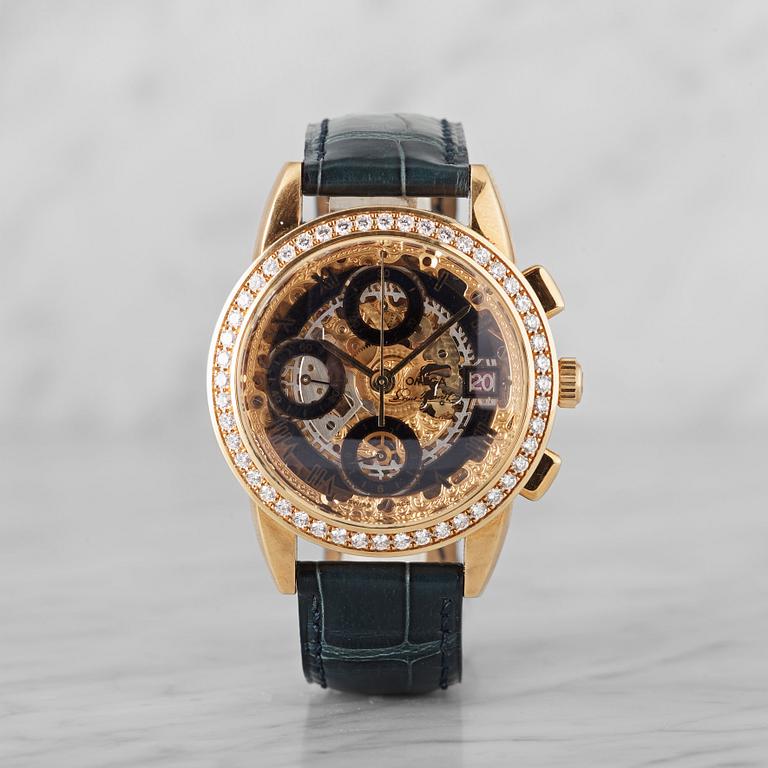 OMEGA, Louis Brandt II, chronograph, wristwatch, 38 mm,