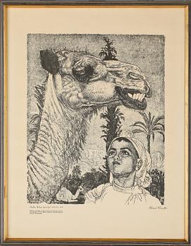 Eduard Wiiralt · EDUARD WIIRALT, efter, grafiskt tryck, signerad och daterad 1940 i trycket.