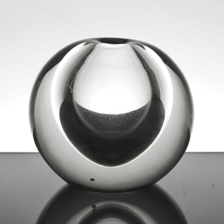 SKULPTUR, glas, signerad Timo Sarpaneva, Iittala.