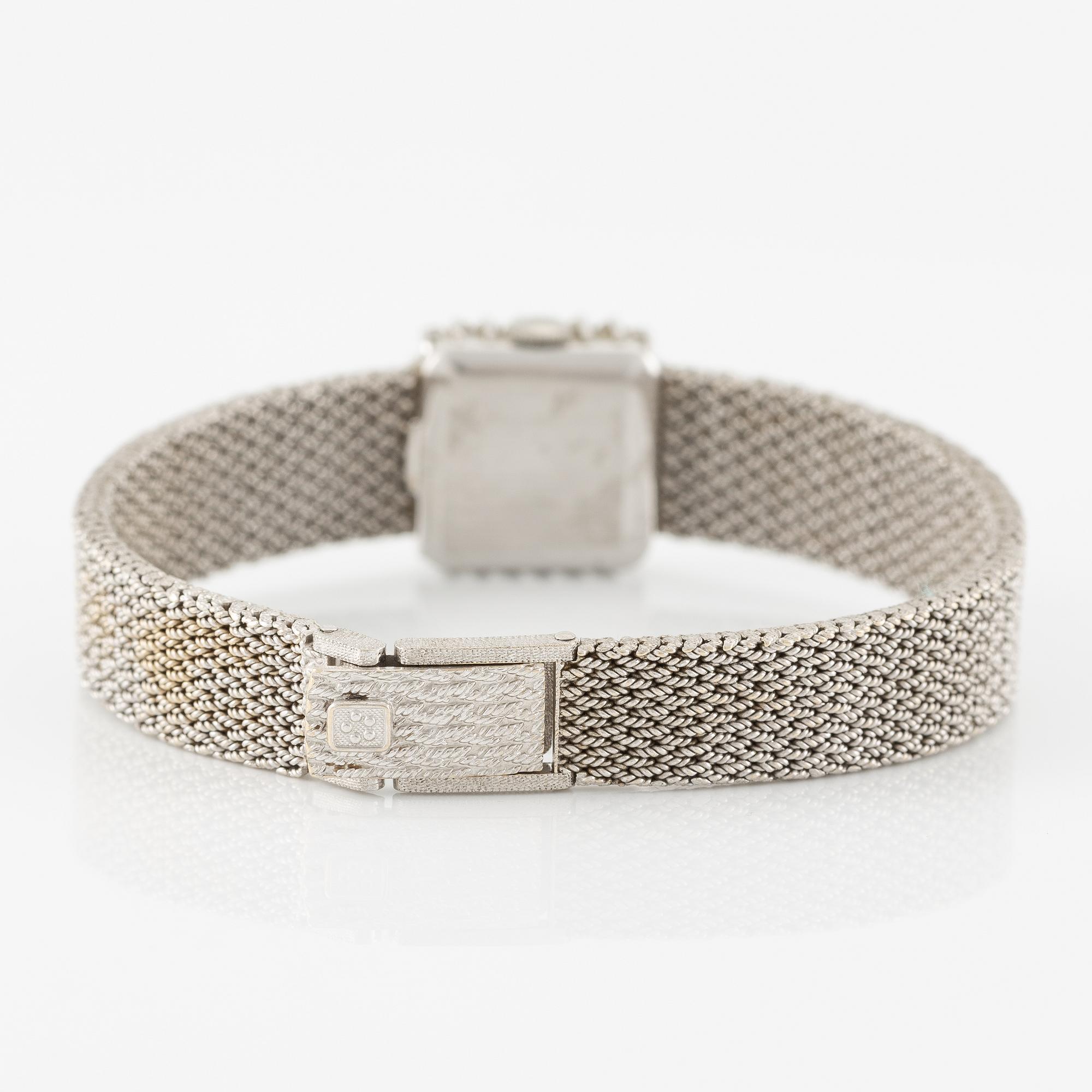 Eterna, wristwatch, 17 x 17 mm.