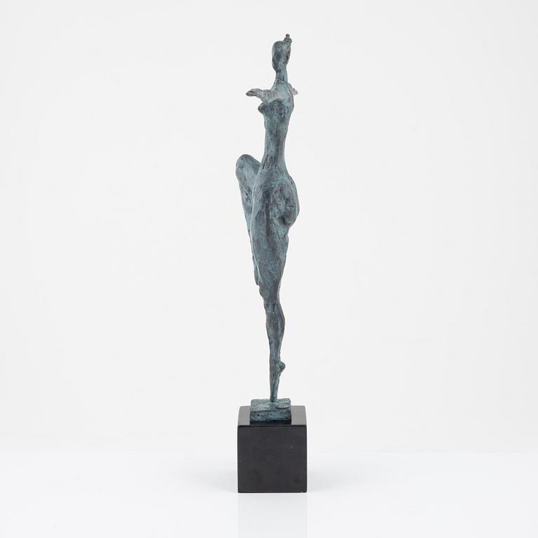 Max Milo, sculpture, signed, foundry mark. Bronze, total height 52 cm.