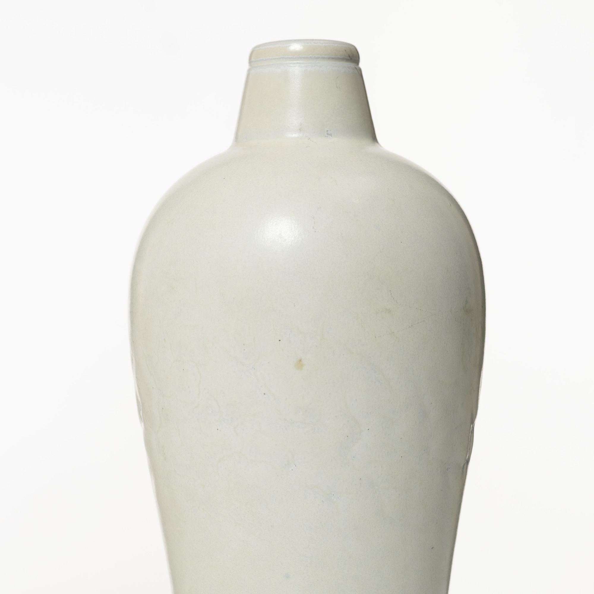 Gunnar Nylund, vaser, 3 st och skål, stengods, Rörstrand.