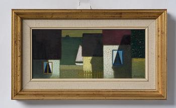 Waldemar Lorentzon, "Husen vid havet".