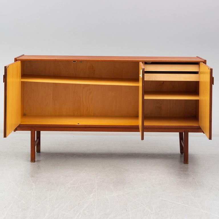 A Swedish teak veneered sideboard, 1960's.