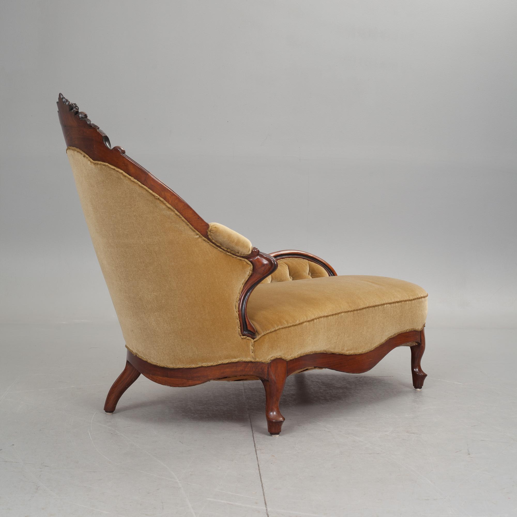 CANAPÉ, nyrokoko, 1800-talets slut.