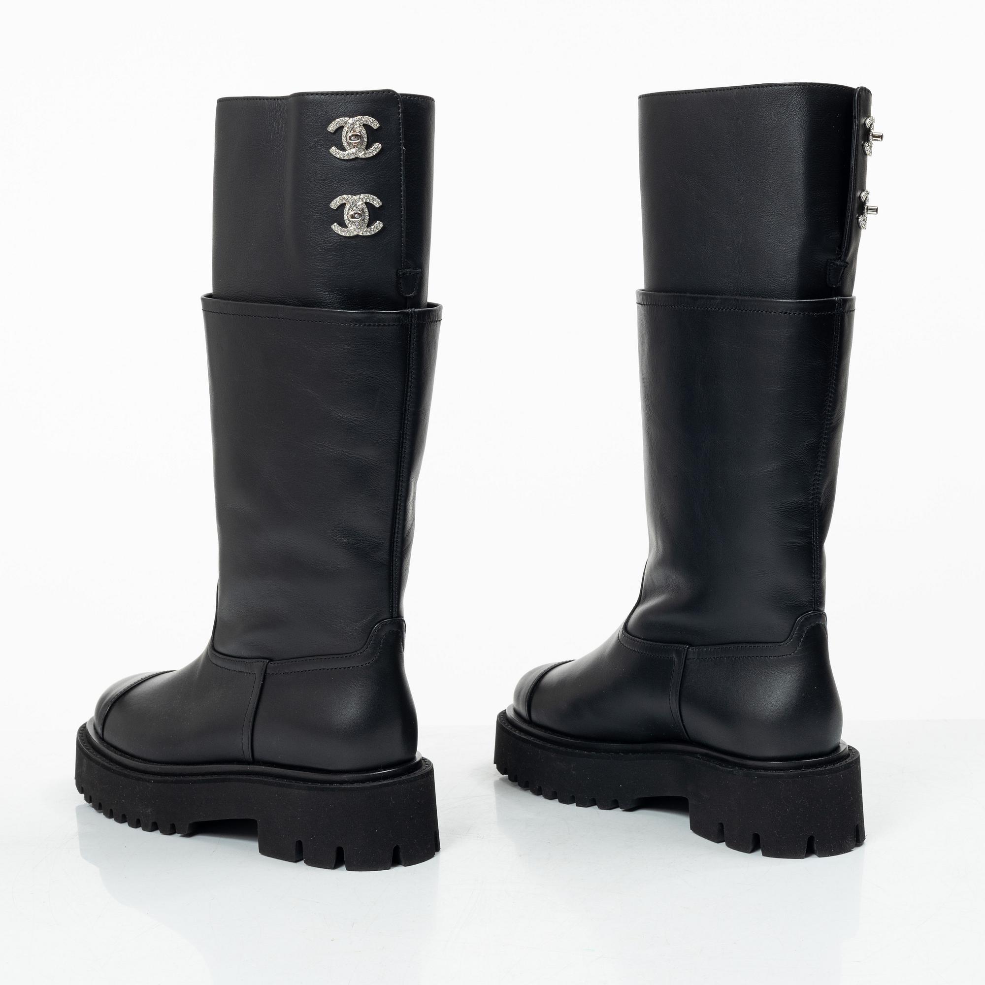 Chanel, Boots, storlek 36 1/2 C.
