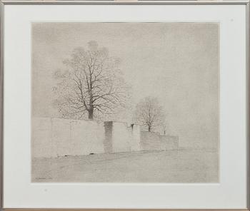 GUNNAR NORRMAN, blandteknik, signerad och daterad 1986.