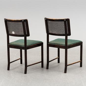 a set of four 'Bertil' chairs by Axel Einar Hjort, Nordiska kompaniet, 1934.