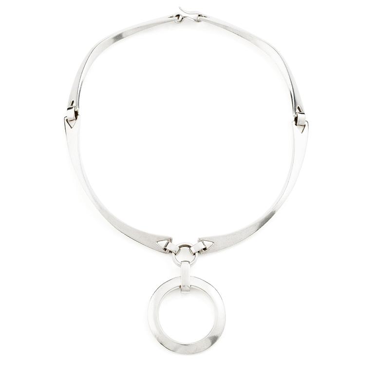 Sven-Erik Högberg, a necklace, sterling silver, Gothenburg 1991.