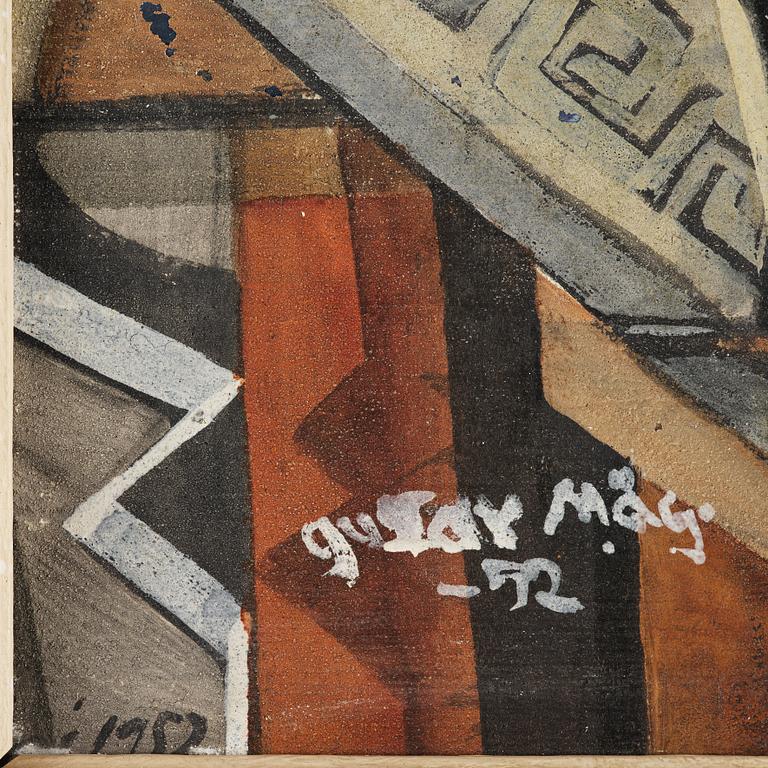 Gustav Mägi, Cubist still life.