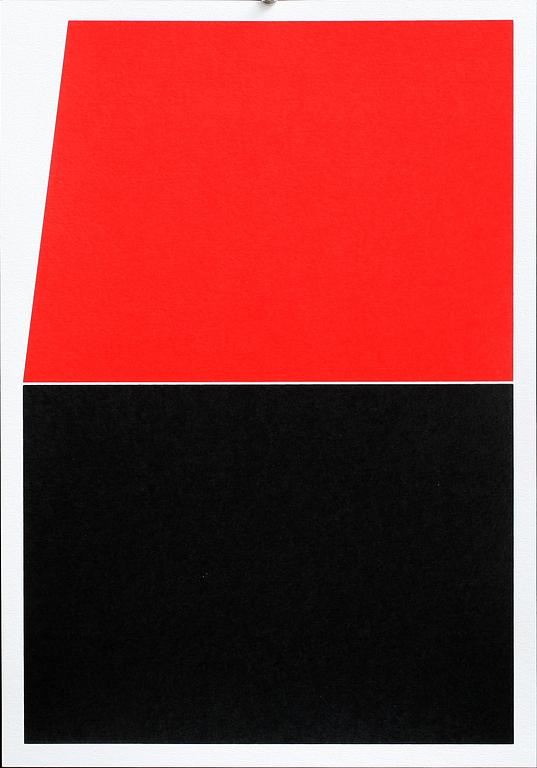 ERIC LENNARTH, färgserigrafier, 4 st, a tergo sign och numr.