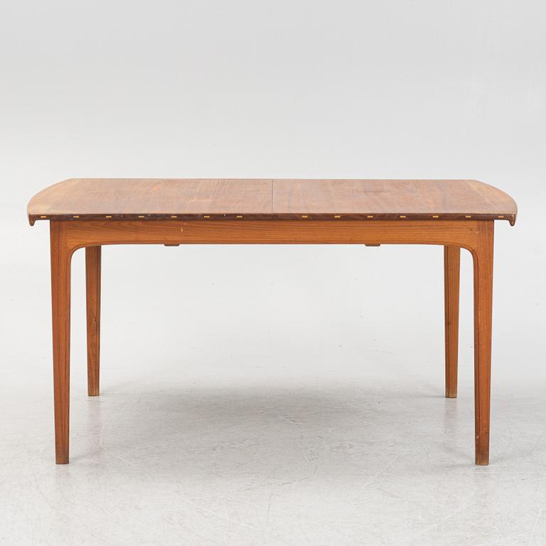 Yngvar Sandström, a teak-veneered dining table, Sweden, 1950's/60's.
