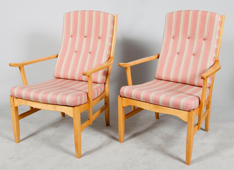 FÅTÖLJER, 1 par, "Ulfåsa", Carl Malmsten.