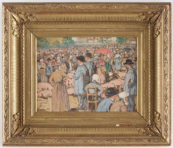 GASTON CHARLES VARENNE, attributed to, oil on panel, signed.