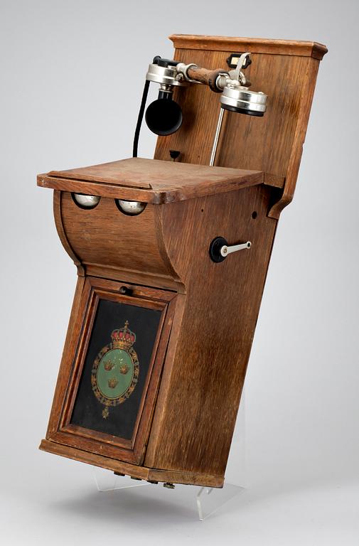 VÄGGTELEFON, LM Ericsson, 1900-talets början.