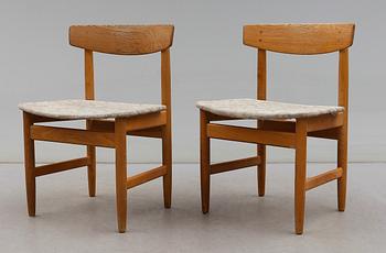 STOLAR, 5 st, "Öresund", Børge Mogensen, Karl Andersson & Söner, 1900-talets andra hälft.